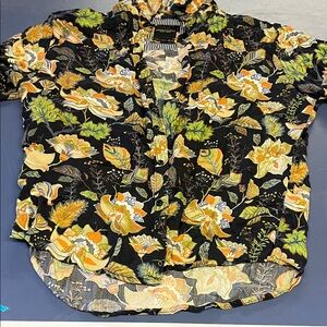 Denim & Flower Black Floral Shirt